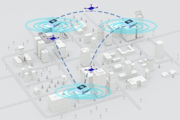 做核酸保持社交距离了吗？无人机自动巡检全天候5分钟出勤覆盖上海LD乐动体育这个区域(图2)