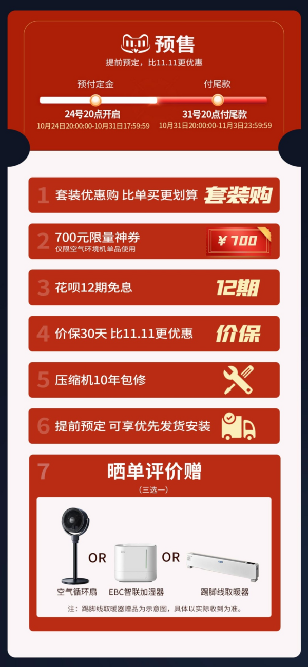 LD乐动 乐动体育双十一2022年“All Buy”黑科技空气环境机火热预售开启中！(图2)