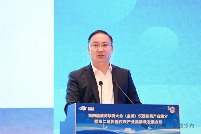 第四届淮河华商大会（金湖）仪器仪乐动体育 LD体育表产业推介暨第二届仪器仪表产业高质量发展会议在金举行(图3)