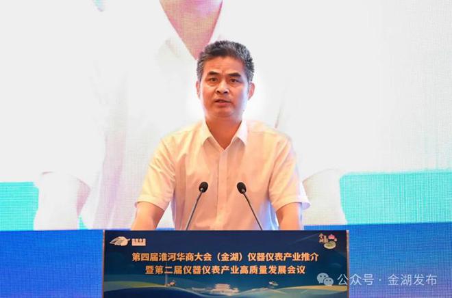 第四届淮河华商大会（金湖）仪器仪乐动体育 LD体育表产业推介暨第二届仪器仪表产业高质量发展会议在金举行(图5)