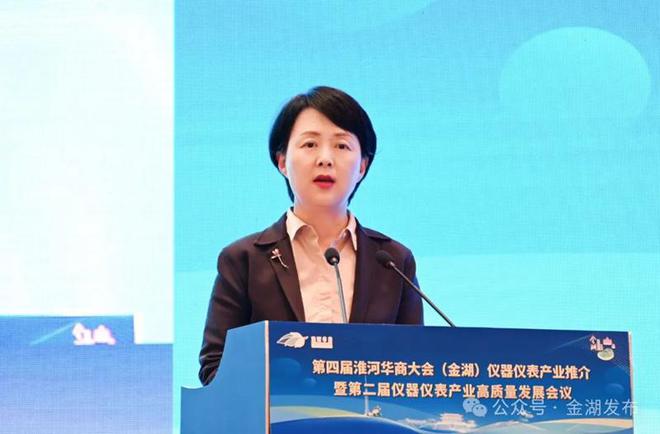 第四届淮河华商大会（金湖）仪器仪乐动体育 LD体育表产业推介暨第二届仪器仪表产业高质量发展会议在金举行(图2)