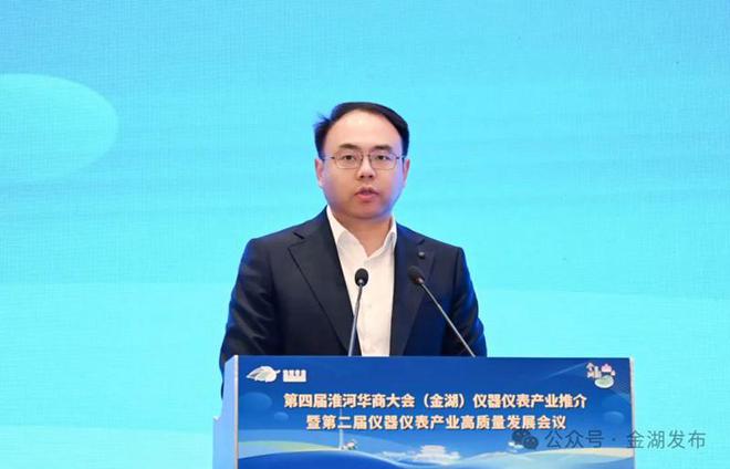 第四届淮河华商大会（金湖）仪器仪乐动体育 LD体育表产业推介暨第二届仪器仪表产业高质量发展会议在金举行(图4)