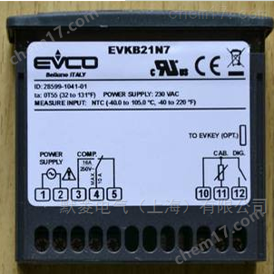 意大利美控EVK40LD乐动体育1N7制冷温度控制器